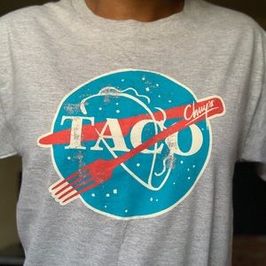 Chuy's Gray TACO shirt (NASA style)